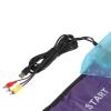 Keenso Dance Mat Adult Children's Double Dancing Pad Handle Support Memory Card, Learn Yoga TV, Ideal for Home Use, Parent Child Interaction, PVC Black Purple 1 Piece (US Plug) view 4