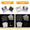 DYKKLKQ DIY Button Badge Maker Kit with Holographic Stickers - Complete Set for Crafting Custom Pins and Magnets, Perfect for Beginners and Craft Enthusiasts (Pins&Magnets(50+50set)) view 4