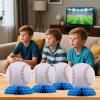 12pcs Baseball Centerpieces for Tables, Baseball Party Honeycomb Decoration Sports Themed Birthday Gameday Decors for Parties Table Toppers & Party Favors view 3