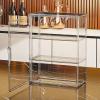 3 Tier Acrylic Display Case for Collectibles - Clear Magnetic Door Dustproof Showcase with 2 Movable Shelves for Action Figures, Fun-ko Pops, LE-GO view 4