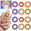12 Pack Fidget Toys Adults Sensory RingsQuiet Anxiety Fidgets for ClassroomPain Stim Little Ouchies Stress Relief Sensory Toys for Kids ADHD view 1