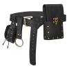 Renaissance Costume Belt Pouch Coin Purse Medieval Ren Faire Fanny Pack Phone Holder Cosplay Halloween Accessories (Black) view 1