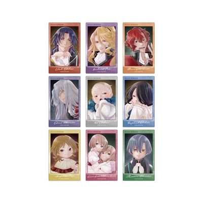TV Anime Delico's Nursery Trading ANI Art Aqua Label Card Sticker Box of 9