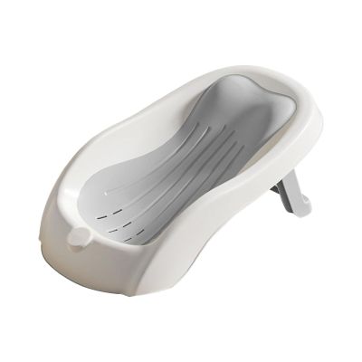 2025 New Multifunctional Infant Bath Basin, Lying Down Shower Tub for Home Use on Counters or Bathtubs, Quick Baby Buttock Washing Tool for Counter Sink Bathtub Daily Use Baby Butt Basin (Gray)