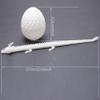 Glowing at Night 3D Printed Dragon Egg,Flexible Realistic Articulated Knight Fidget Toys,Mystery Figurines Gifts for Easter Basket Stuffers,Executive Desk Dcor and Festival Collectible (Dragon Egg) view 2