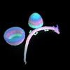 Glowing at Night 3D Printed Dragon Egg,Flexible Realistic Articulated Knight Fidget Toys,Mystery Figurines Gifts for Easter Basket Stuffers,Executive Desk Dcor and Festival Collectible (Dragon Egg) view 3