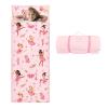 Kids Sleeping Bag Toddler Nap Mat with Removable Pillow, Large Foldable Sleeping Bag for Girls Boys, Easy Clean Slumber Bag with Double Zip for Camping School Preschool Daycare, 5924 inch view 1