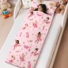 Kids Sleeping Bag Toddler Nap Mat with Removable Pillow, Large Foldable Sleeping Bag for Girls Boys, Easy Clean Slumber Bag with Double Zip for Camping School Preschool Daycare, 5924 inch view 4