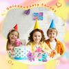 133 Pcs Unicorn Party Favors Include 16 Mini Plush Unicorn Keychains 16 Boxes 100 Cards and 10m Rope for Adopt a Unicorns Party Favors Birthday Gifts view 4