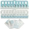 10 Pcs Disposable Bibs, Individually Packaged with Catcher and Leakproof Liner for Toddler Feeding, Baby Travel Essential view 1