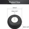 3pcs Tire Wheel For RC Model Plane Aircraft, Replacement For D3.75inch H1.0 D0.2inch view 3