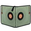 Kuquteed Record Machine Trading Card Binder 9 Pocket 900 Cards Holder Collector Album with 50 Removable Sleeves Gifts for Boys Girls Green Circular Game Sports Cards view 2