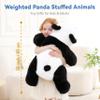 AmyToo Weighted Stuffed Animals, Panda Stuffed Animal, Giant Stuffed Panda, Soft Panda Bear Stuffed Animal, Toy Gifts for Kids & Adults, Black and White, 25 Inch, 4.5 lbs view 2