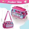 Ottkids Carrying Case Compatible with Toniebox 2 & 1, Storage Bag Organizer for Tonies Starter Set, Headphones & Accessories, Portable Travel Bag with Handle and Adjustable Shoulder Strap(Purple) view 2