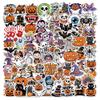 100 Pcs Halloween Stickers, Halloween Party Vinyl Horror Ghost Stickers & Adults, Holiday Party Favors for Bottle Birthday Party Decor view 1