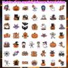 100 Pcs Halloween Stickers, Halloween Party Vinyl Horror Ghost Stickers & Adults, Holiday Party Favors for Bottle Birthday Party Decor view 4