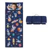 Kids Sleeping Bag Toddler Nap Mat with Removable Pillow, Large Foldable Sleeping Bag for Girls Boys, Easy Clean Slumber Bag with Double Zip for Camping School Preschool Daycare, 5924 inch view 1