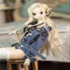 SssHam Doll Clothes Dark Blue Denim Jacket for 1/3 1/4 BJD Dolls 45 cm/60 cm Female Doll Clothing Accessories (Doll Not Included)(1/4) view 1