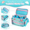 Ottkids Carrying Case Compatible with Toniebox 2 & 1, Storage Bag Organizer for Tonies Starter Set, Headphones & Accessories, Portable Travel Bag with Handle and Adjustable Shoulder Strap(Light blue) view 4
