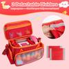 Ottkids Carrying Case Compatible with Toniebox 2 & 1, Storage Bag Organizer for Tonies Starter Set, Headphones & Accessories, Portable Travel Bag with Handle and Adjustable Shoulder Strap(Red) view 3