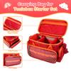Ottkids Carrying Case Compatible with Toniebox 2 & 1, Storage Bag Organizer for Tonies Starter Set, Headphones & Accessories, Portable Travel Bag with Handle and Adjustable Shoulder Strap(Red) view 4