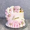 1 customized 2D mirror acrylic word cake decoration, used for weddings, parties, birthdays, anniversaries, holiday gifts, gifts for family and friends, the maximum number of words is 10. view 2