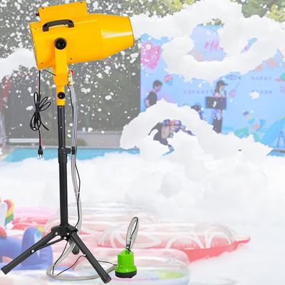 1000W Foam Machine, Holiday & Birthday Girls & Boys, Commercial Outdoor Foam Blaster for Party Events, Summer Water Toy with Adjustable Cannon (Yellow)