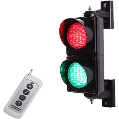 Industrial LED Traffic Light, Road Stop Sign with Remote Control, Weatherproof & Easy Install for Traffic Management