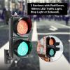 Industrial LED Traffic Light, Road Stop Sign with Remote Control, Weatherproof & Easy Install for Traffic Management view 2