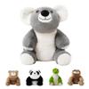 AmyToo Weighted Stuffed Animals, Giant Koala Stuffed Animal, Weighted Koala Plush, Toy Gifts for Kids & Adults, Gray, 4.5 lbs, 25 Inch view 1