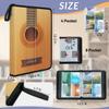 Kuquteed Guitar Trading Card Binder 9 Pocket 900 Cards Holder Collector Album with 50 Removable Sleeves Gifts for Boys Girls Musical Instruments Game Sports Cards view 3