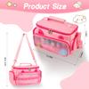 Ottkids Carrying Case Compatible with Toniebox 2 & 1, Storage Bag Organizer for Tonies Starter Set, Headphones & Accessories, Portable Travel Bag with Handle and Adjustable Shoulder Strap(Pink) view 2
