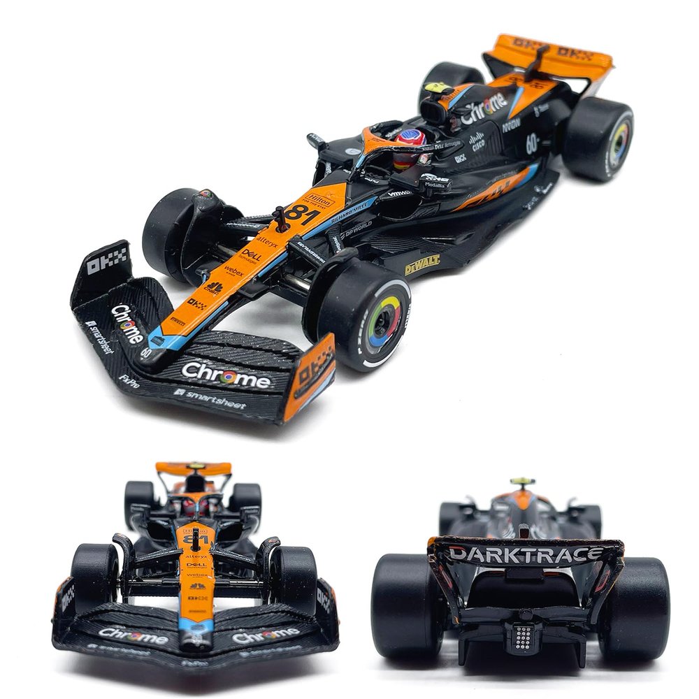 1:43 Scale F1 McLaren MCL60 Model Toy Car Metal Diecast Pull Back Toy Vehicle, Formula 1 Team 2023 Australian Grand Prix, Oscar Piastri 81, Toys for Boys Kids Gifts, Men Collection, Home Office Dcor