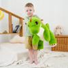 AmyToo Weighted Stuffed Animals, Weighted Dinosaur Stuffed Animal, Soft Dinosaur Plush Toys, Green Dino Plush, Toy Gifts for Kids & Adults, 4.5 lbs, 25 Inch view 3