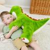 AmyToo Weighted Stuffed Animals, Weighted Dinosaur Stuffed Animal, Soft Dinosaur Plush Toys, Green Dino Plush, Toy Gifts for Kids & Adults, 4.5 lbs, 25 Inch view 4