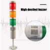 Multi-Layer Warning Light with Buzzer, Tri-Color LED, Industrial Safety Light for CNC Machines, Warehouse, and Production Lines view 2