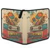 Kuquteed Colorful Speaker Trading Card Binder 4 Pocket 400 Cards Holder Collector Album with 50 Removable Sleeves Gifts for Boys Girls Abstract Drum Game Sports Cards view 2