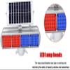 Solar Warning Lights, Traffic Strobe Flash LED Road Guardrail Safety, Long-Life & Weather-Resistant view 2