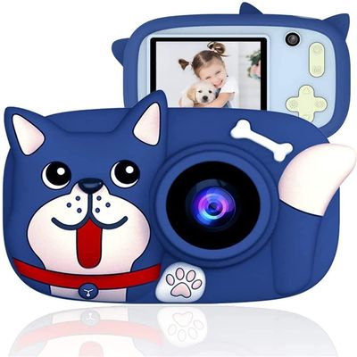 Kids Camera Toys for Boys,Children Digital Video Camcorder Camera with Soft Silicone Cover, Best Christmas Birthday Festival Gift for Kids