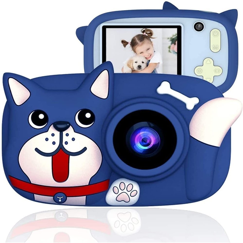 Kids Camera Toys for Boys,Children Digital Video Camcorder Camera with Soft Silicone Cover, Best Christmas Birthday Festival Gift for Kids