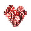 Candy Canes Building Brick Block Puzzle Heart Shaped, Personalized Picture Puzzles Photo Jigsaw Puzzles for Adults 3D Micro Building Blocks for Home Decor Bricks Set view 2