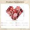 Candy Canes Building Brick Block Puzzle Heart Shaped, Personalized Picture Puzzles Photo Jigsaw Puzzles for Adults 3D Micro Building Blocks for Home Decor Bricks Set view 4