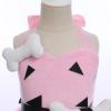 ABEHIK Halloween Caveman Costume for Girls Toddler Kids Historical Stone Age Birthday Outfit Halloween Cosplay Dress Up Photo Shoot Tutu Dress with Headband Pink 9-10 Years view 3