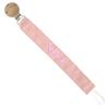1pc Custom Embroidery Pacifier Clips with Name,Personalized Fabric Pacifier Holder with Wooden Clip for Baby Boy Girl view 1