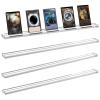 4 Pcs Acrylic Playing Card Stands, 15.7 Inch Clear Card Holders for Board Games and Trading Cards view 1