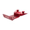 Aluminum 7075 Alloy Front Skid Plate Bumper For LOSI 1:24 Micro-B 2WD Buggy RTR-LOS00007 / 1:28 Micro-T 2S 2WD RTR Stadium Truck-LOS-1392 Upgrades - Red view 1