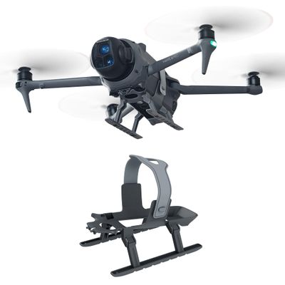 Craznick Mavic 4 Pro Landing Gear - Foldable Landing Legs Quick Release Height Extension Kit for DJI Mavic 4 Pro Drone Accessories