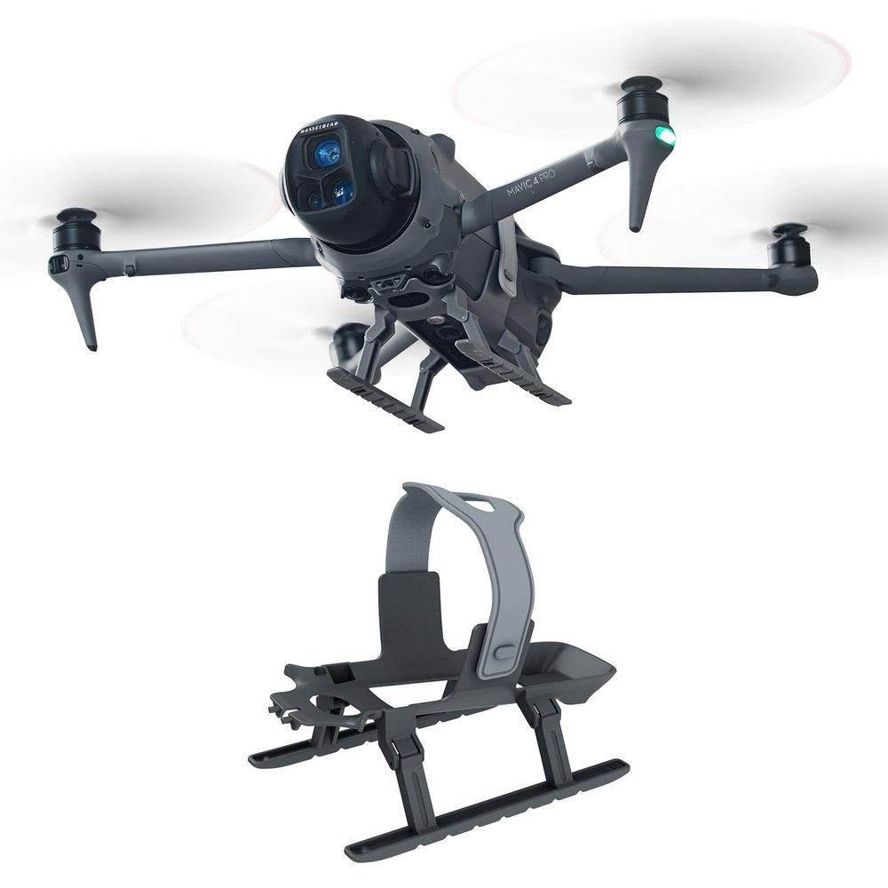 Craznick Mavic 4 Pro Landing Gear - Foldable Landing Legs Quick Release Height Extension Kit for DJI Mavic 4 Pro Drone Accessories