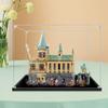 Acrylic Display Case for Lego76389 Chamber Model, Dustproof Transparent Display Case, Model Collection Display Case (Model not Included) (Black Base 3mm) view 2