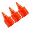 TOYANDONA 50pcs Traffic Miniature Traffic Cones Roadblocks Durable Simulation Roadblocks for Pretend Educational for Early Childhood Learning view 1